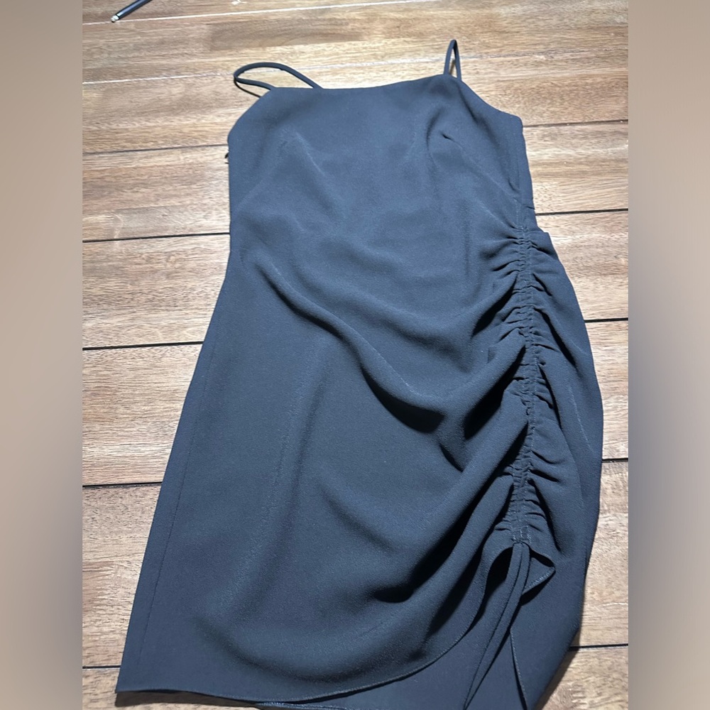 Zara ruched mini dress